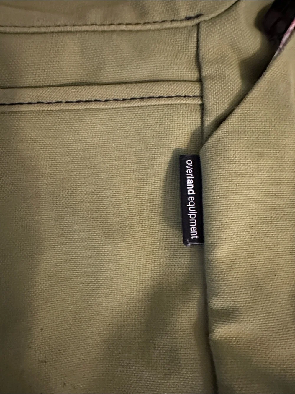 VTG Overland Equipment Donner Crossbody Travel Bag Olive Green Gorpcore Y2K